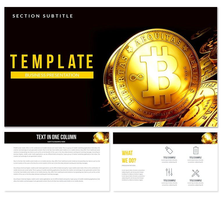 Bitcoin Mining Keynote Templates