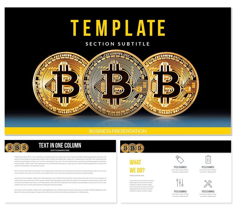 Bitcoin Conversion Keynote Themes -Templates