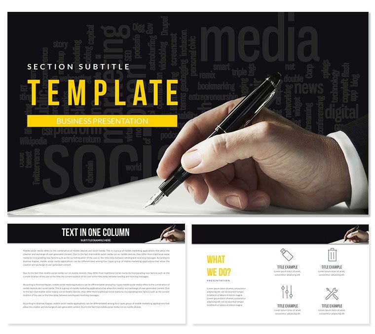 Business guide Keynote Templates