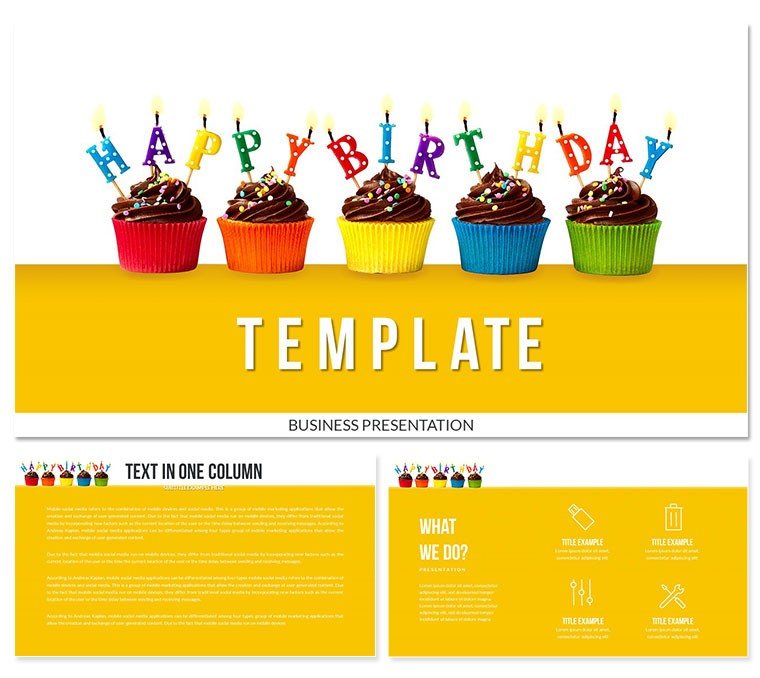 Birthday Party Project Keynote template