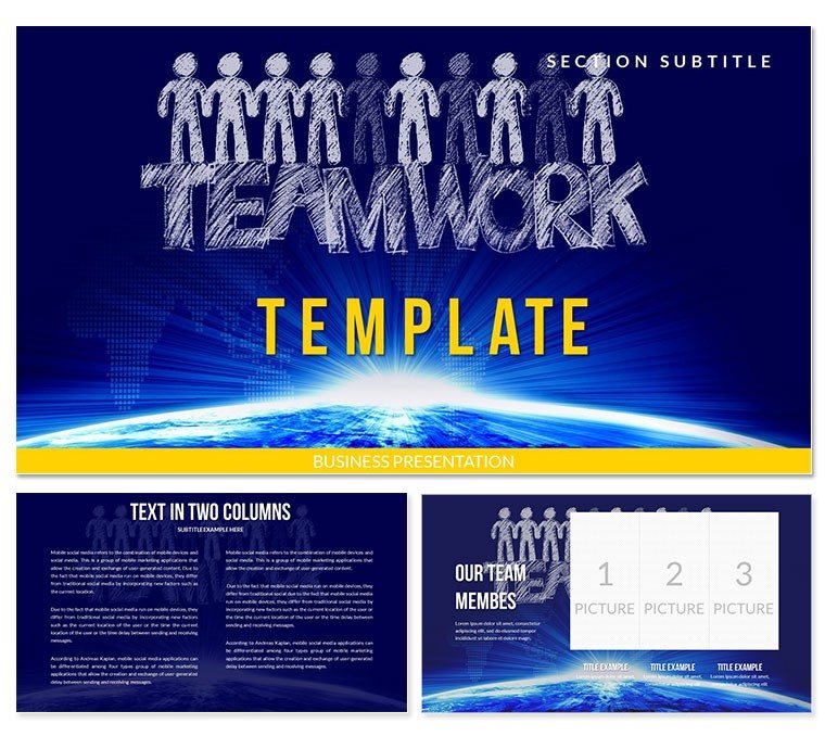 Teamwork - Project Management Keynote templates