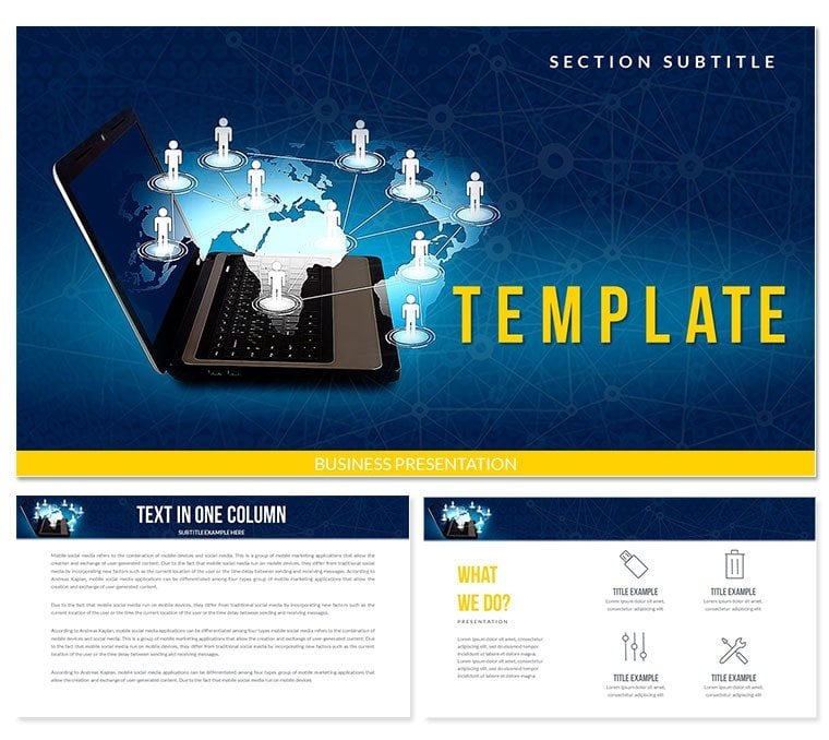 Computer Networking and Telecommunication Keynote templates