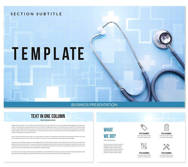Medicine Information Keynote templates