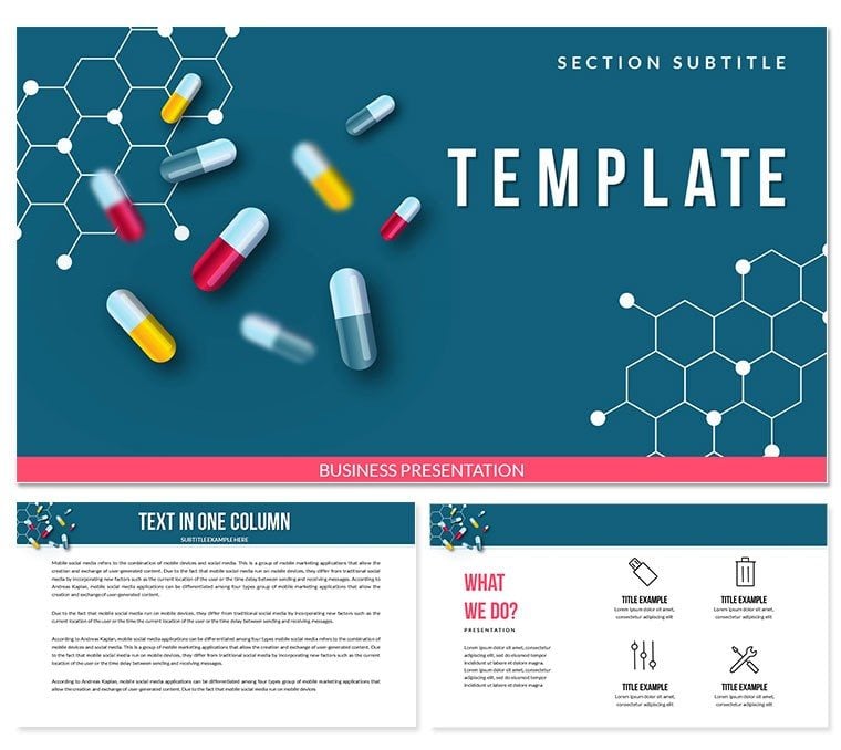 Prescription Drug Information Keynote Templates - Designs Collection for Download