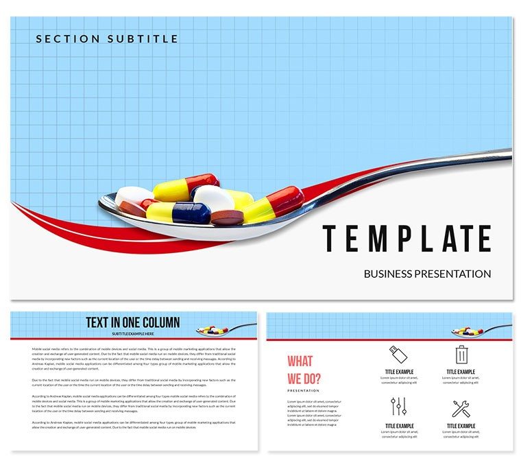 Take Medicine Keynote templates - Themes