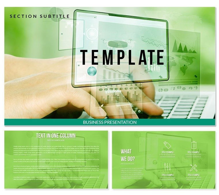 System of Analytical Calculations Keynote templates - Themes