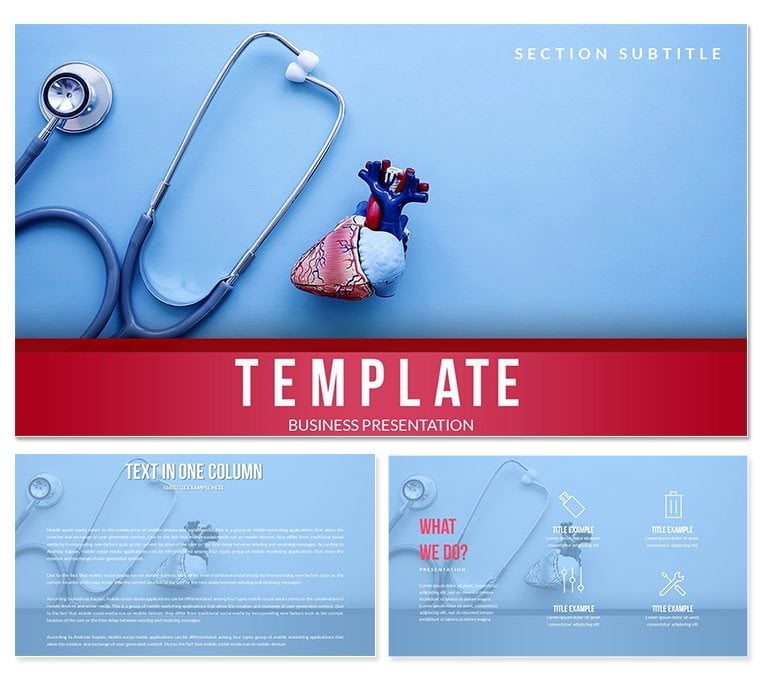 Consultation of Cardiologist Keynote templates