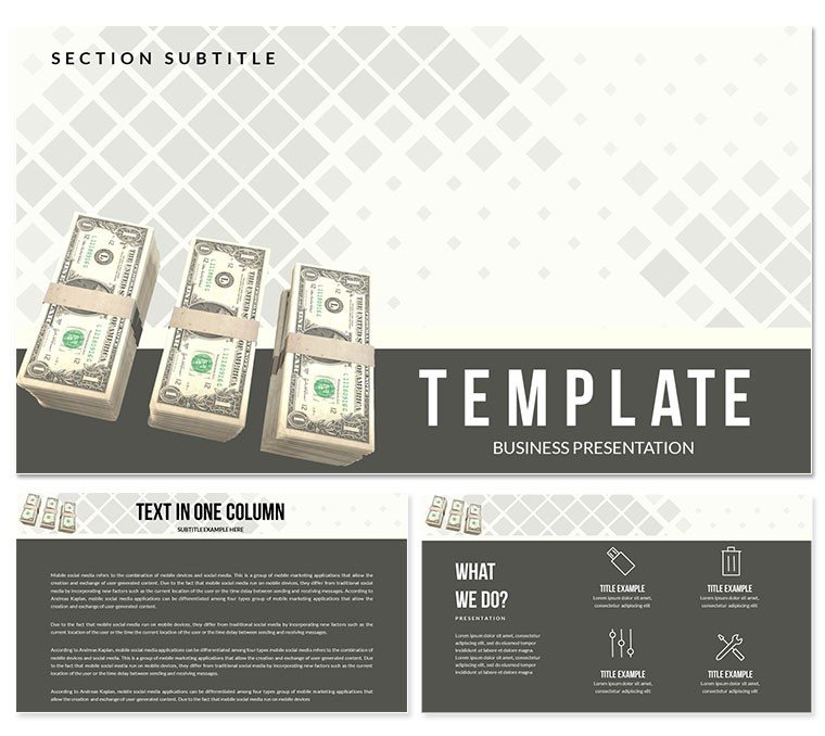 System of Money Keynote Template for Presentation