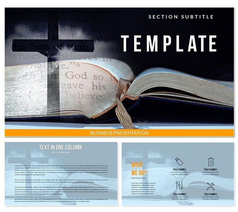 Faith in God Keynote templates