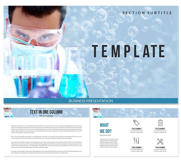 Chemistry - Scientific Laboratories Keynote templates