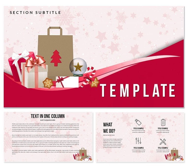 Great Christmas Holiday Keynote templates - Themes
