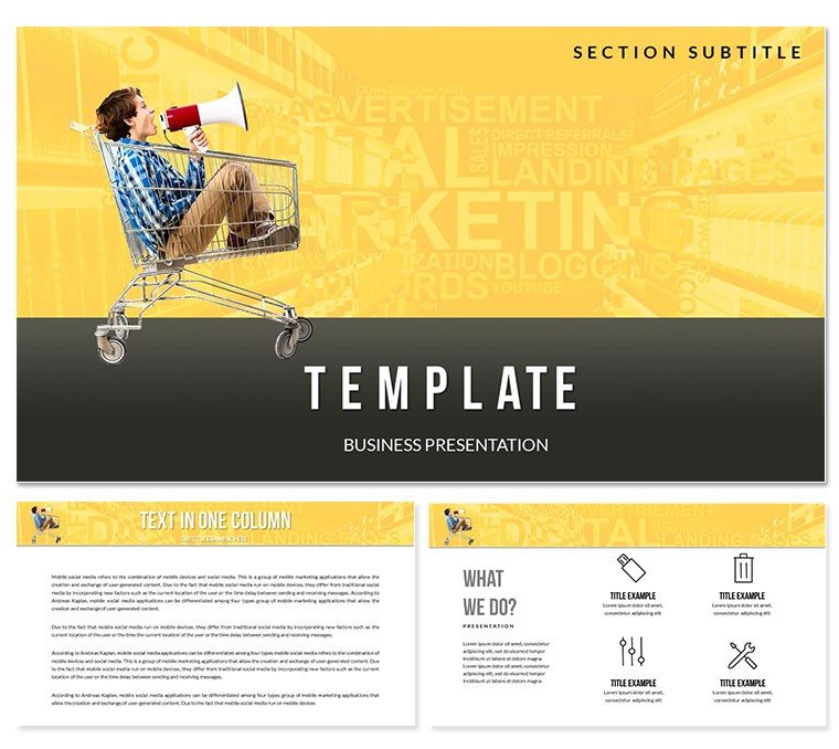 Marketing: What Buyer Wanted Keynote templates