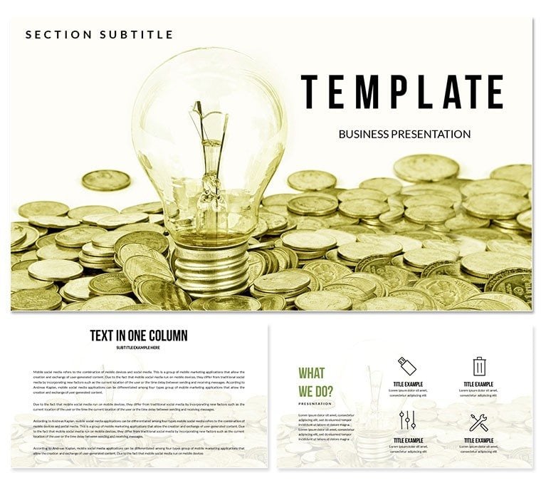 Powerful Electricity Keynote Templates - Download Now!