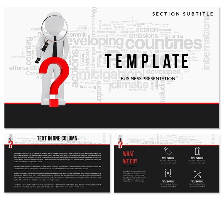 Search Find Know Keynote templates