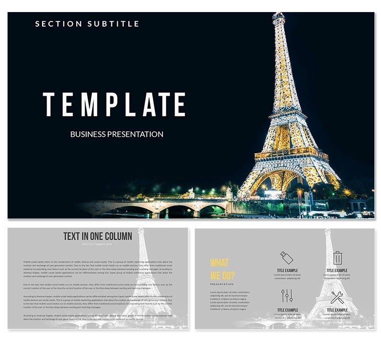 Paris, France - Guide to Paris Keynote templates