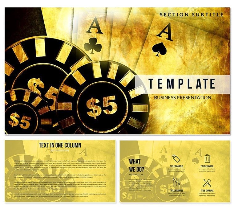 Grand Casino Keynote templates - Themes