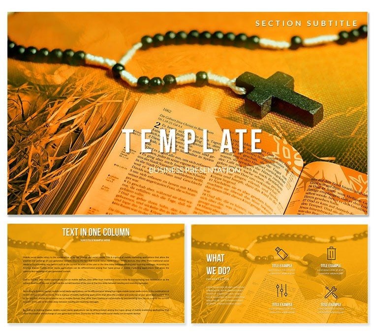 Rosary, Bible Keynote templates