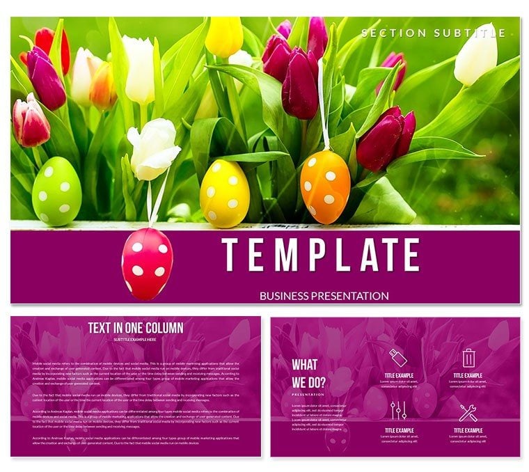 Free Easter Keynote Template - Celebrate | Download