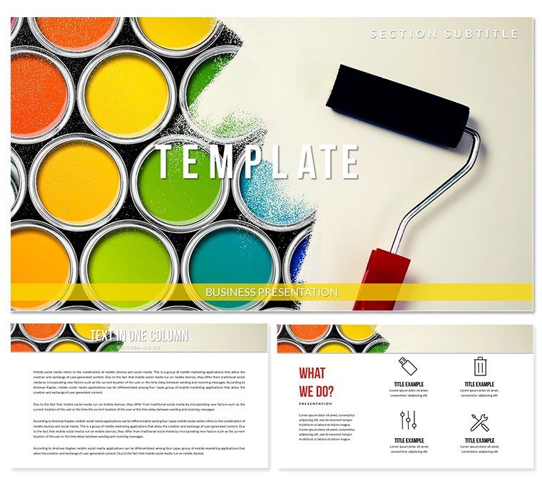 Paint Types for Repair Keynote Template