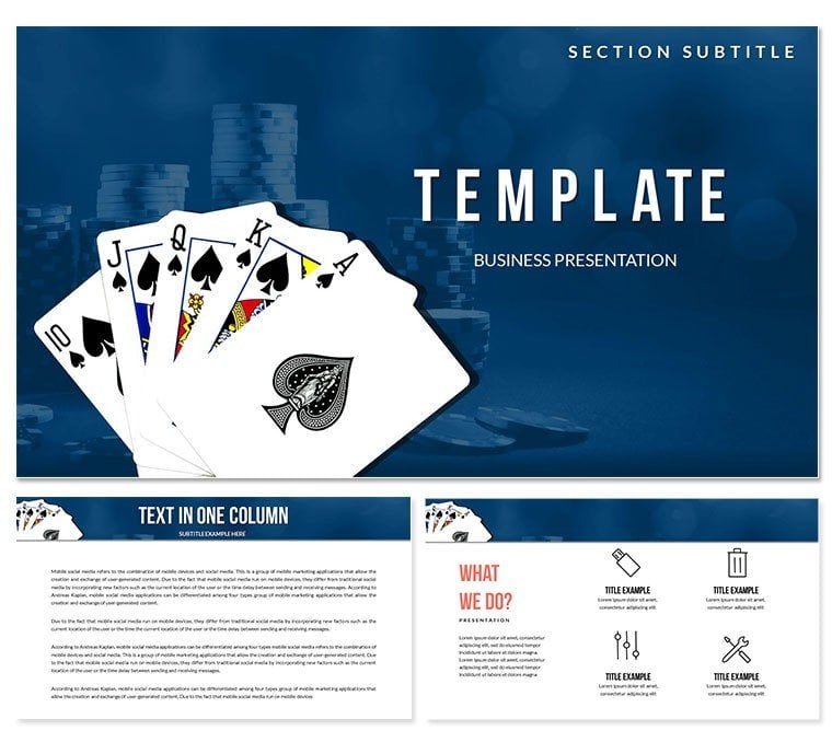 How To Play Casino - Card Game Keynote templates