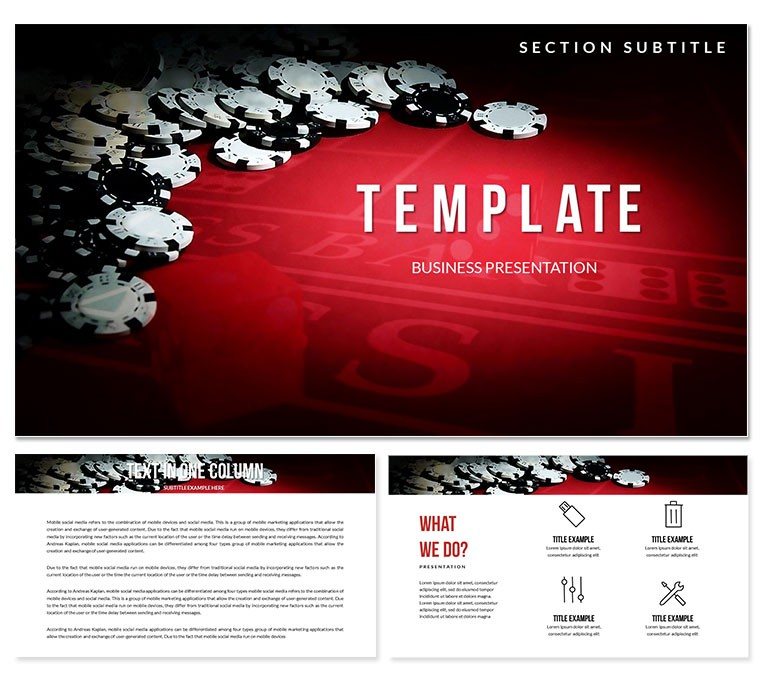 Casino Rules and Customs Keynote templates