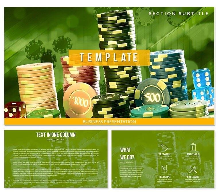 Strategies for Casino Games Keynote templates