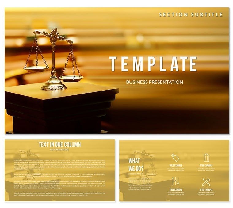 Judiciary Keynote templates - Themes