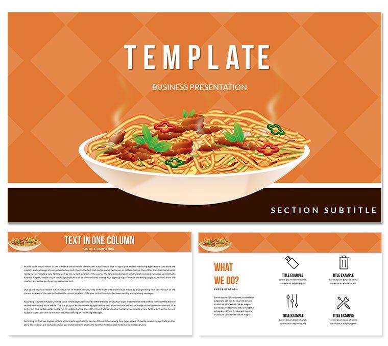 Pasta Perfection: Keynote Template for Italian Food