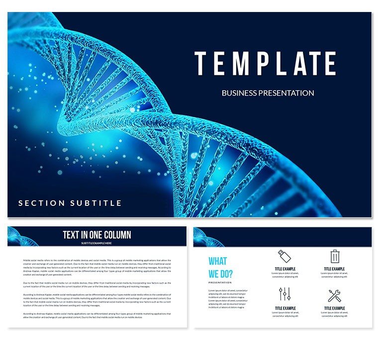 Medical Genetics Keynote templates - Themes
