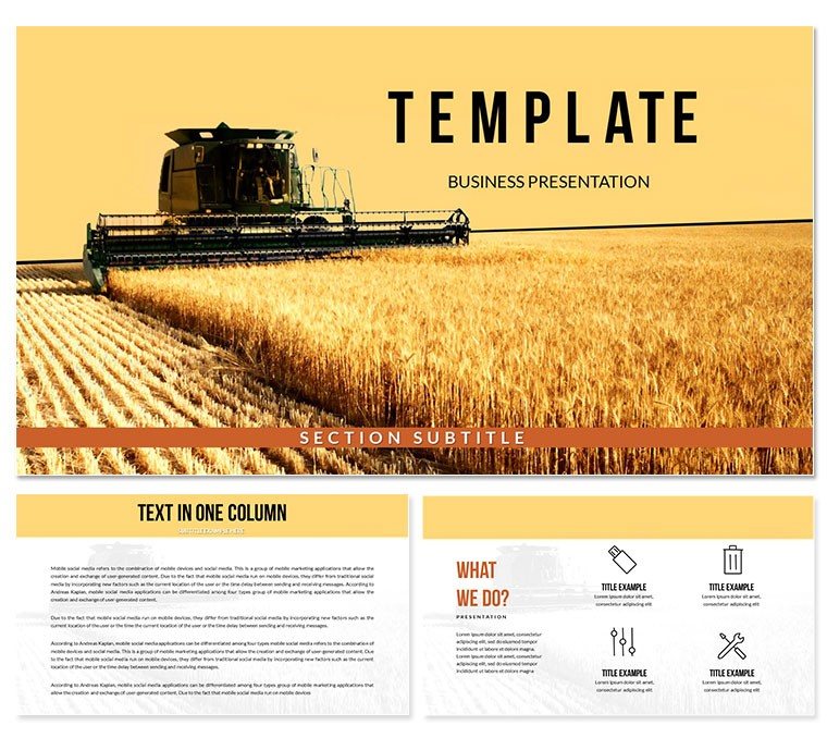 Agriculture Conference Keynote templates - Themes