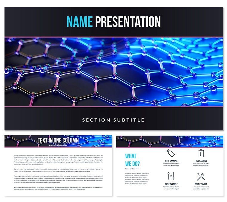 Atomic Ripples Keynote Template - Presentation Designs