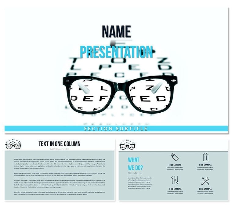 Optometry and Vision Science Conference Keynote templates