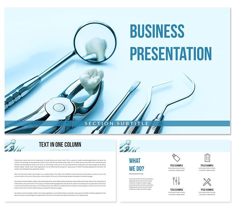 Oralcare and Dentistry Keynote Template - Download Presentation