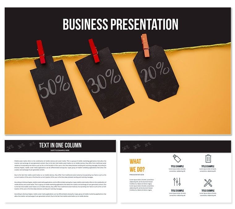 Discount Stores Keynote Template - Download Presentation