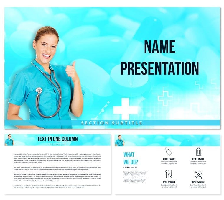 Health Doctor Consultation Keynote Templates - Themes
