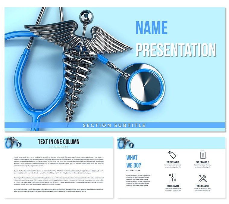 Stationary Rehabilitation Treatment Keynote Template for Presentation