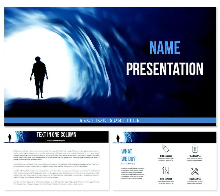 Problems, Crisis, Salvation, Search Ideas Keynote Templates