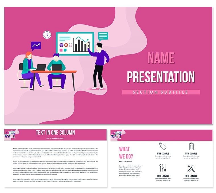 Expert Opinions, Analytics, Forecasts Keynote template