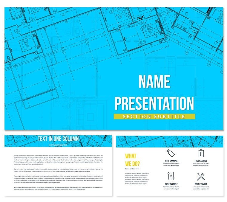 Architecture Building Constructions Keynote template