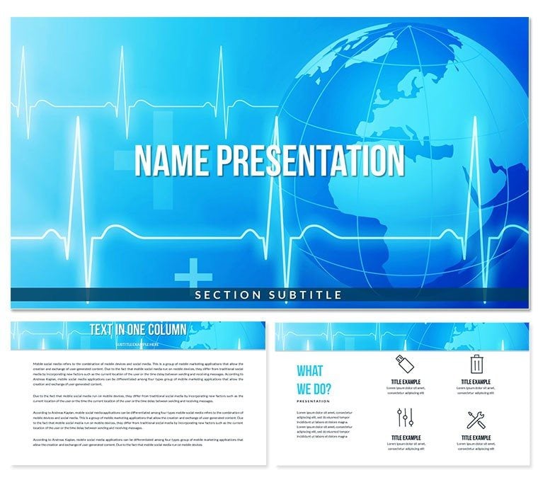 World Health Organization Keynote Template: Professional Presentation Design