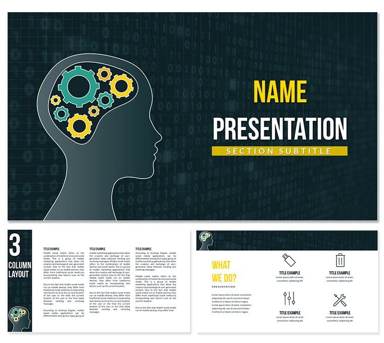 Mind Definition and Meaning Keynote template