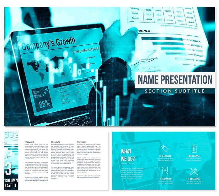 Business Times Keynote Templates: Themes for Presentation