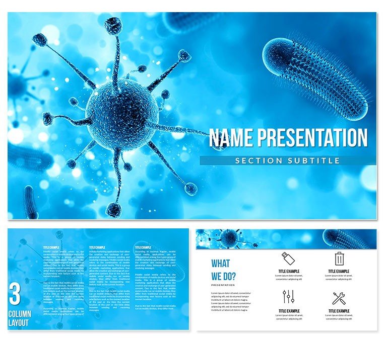 Viruses can Infect Keynote template