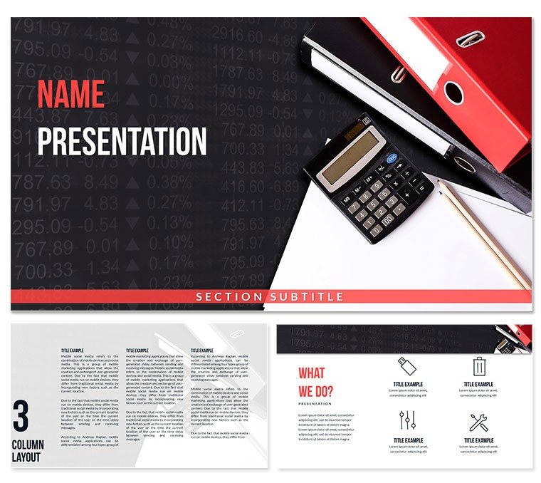 Accounting Standards Keynote Template | Professional Presentation