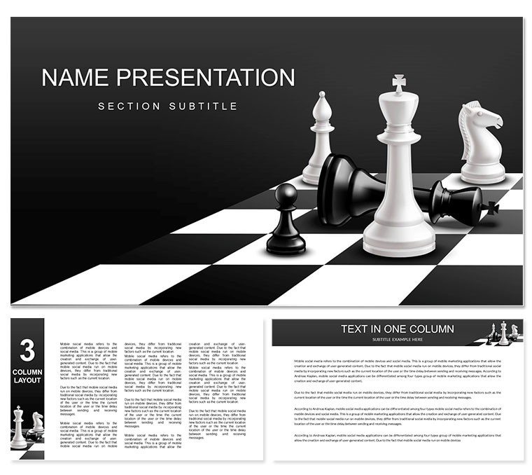 Game Chess template | Keynote Themes