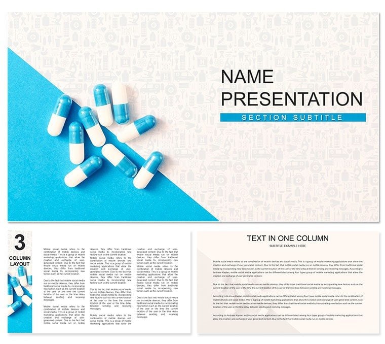 Pharmacy: Prescription drugs Keynote Template