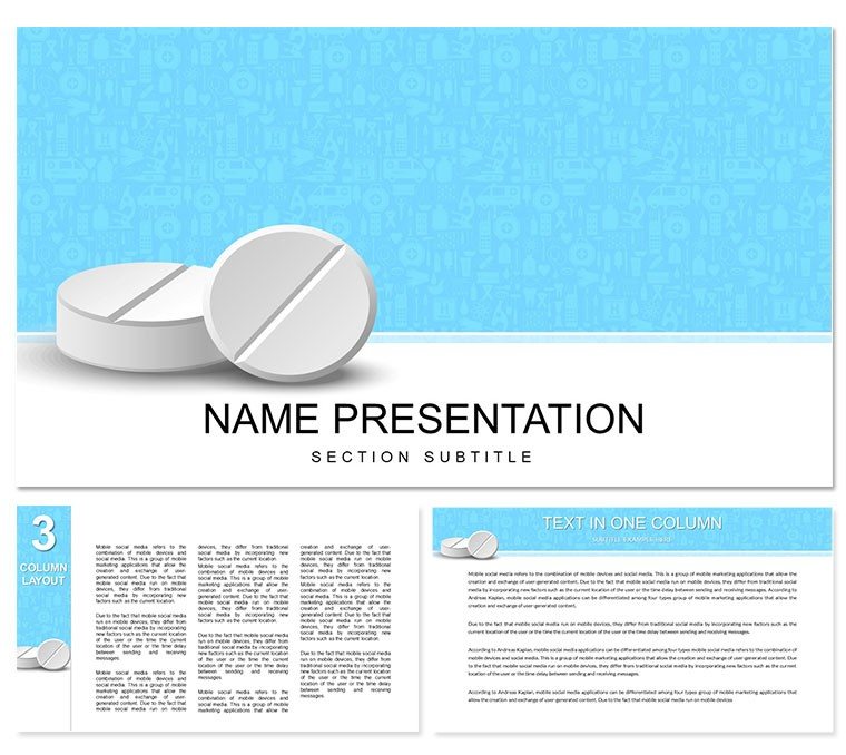 Medicine Pills Keynote Template - Themes
