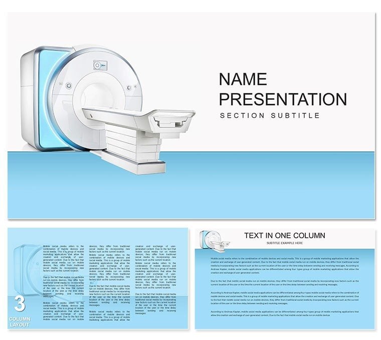 Medical Imaging Keynote Template | Medical Presentation Design