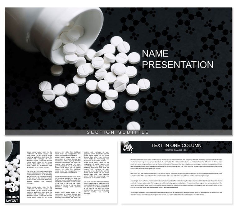 Pharmacy: Medicinal Pills Keynote template