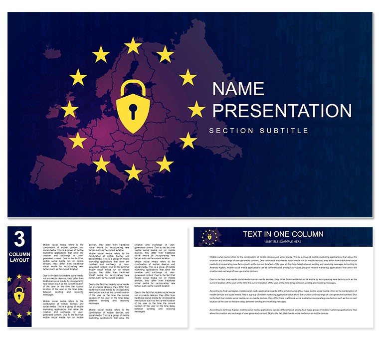 European Union: General Data Protection Regulation Keynote template